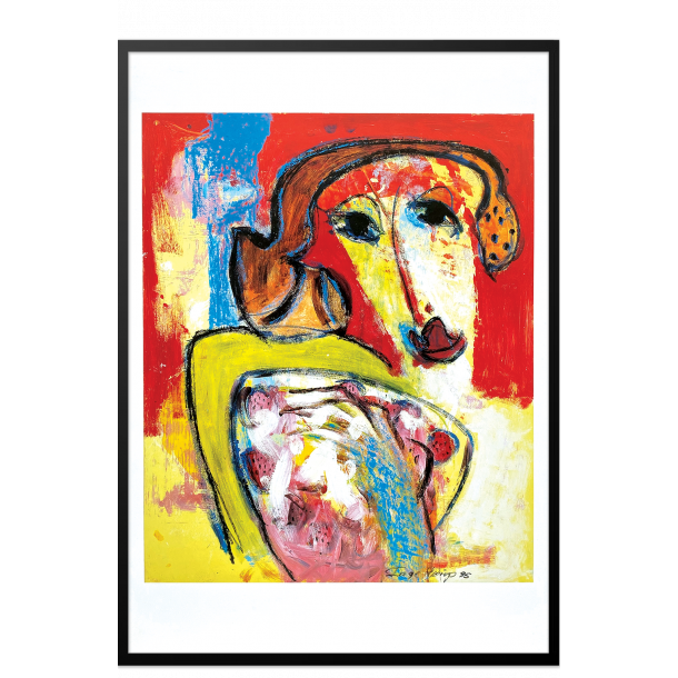 Rdt og gult motiv 1995, Inge Hrup