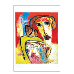 Rdt og gult motiv 1995, Inge Hrup