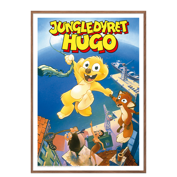 Jungledyret Hugo i havnen