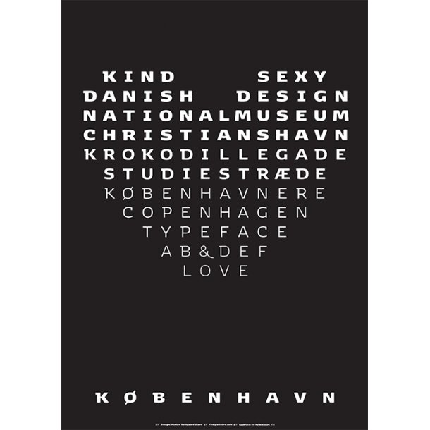 Olsen, Typeface Kbenhavn - Serie 1 / 2