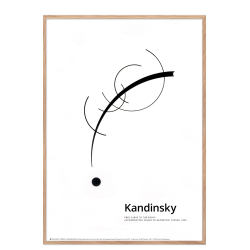 Kandinsky. Free curve to the point