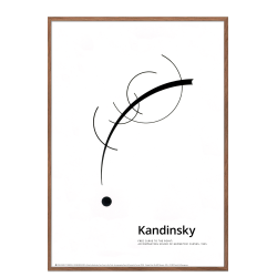 Kandinsky. Free curve to the point