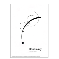 Kandinsky. Free curve to the point