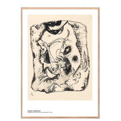 Kandinsky. Drawing for Bild auf hellem Grund