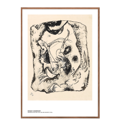 Kandinsky. Drawing for Bild auf hellem Grund
