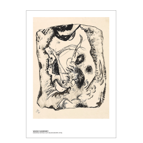 Kandinsky. Zeichnung fr Bild auf hellem Hintergrund