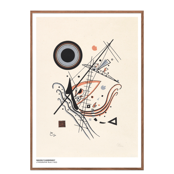 Kandinsky. Lithographie Blau