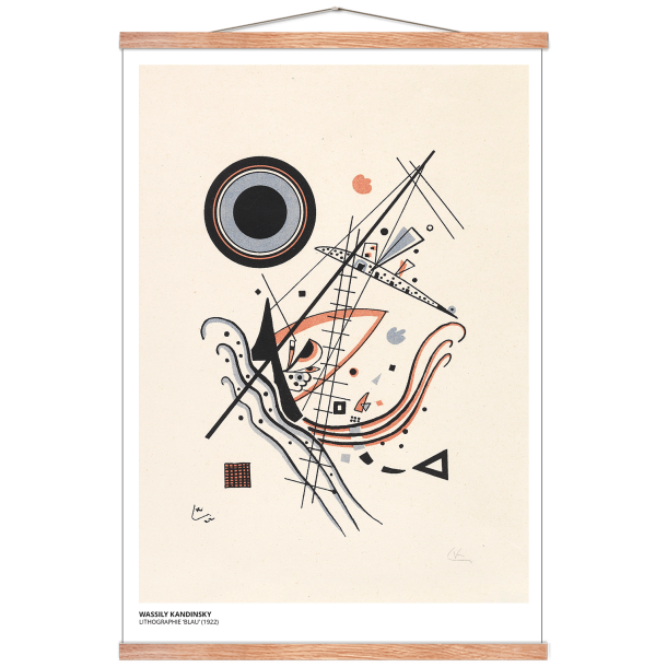 Kandinsky. Lithographie Blau