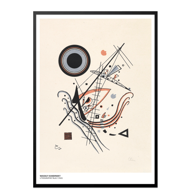 Kandinsky. Lithographie Blau