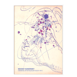 Kandinsky. Drawing after "Blauer Fleck"