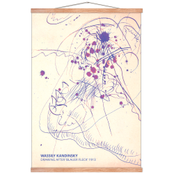 Kandinsky. Drawing after "Blauer Fleck"