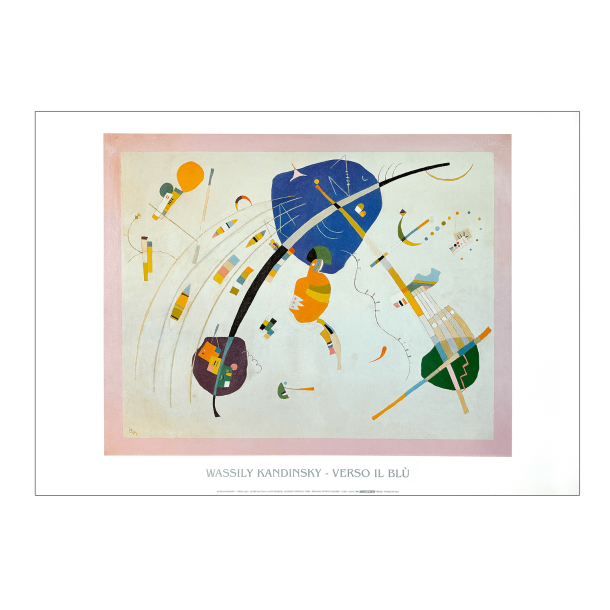 Kandinsky. Rckseite blau