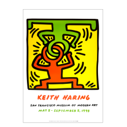 Keith Haring. San Francisco Museum of Modern art 1998