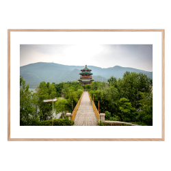 Chinese tower. Abandoned places
