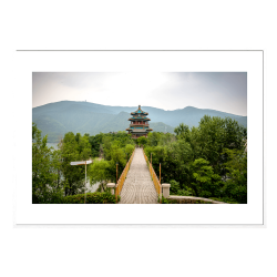 Chinese tower. Abandoned places