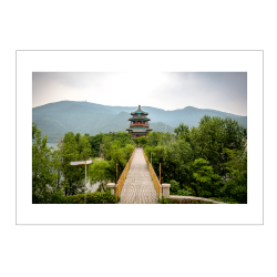 Chinese tower. Abandoned places