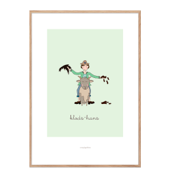 H.C. Andersen - Klods-Hans. Brneplakat.