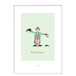 H.C. Andersen - Klods-Hans. Brneplakat.