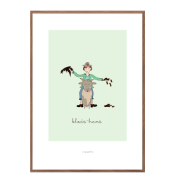 H.C. Andersen - Klods-Hans. Brneplakat.