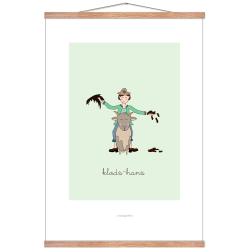 H.C. Andersen - Klods-Hans. Brneplakat.