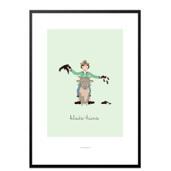 H.C. Andersen - Klods-Hans. Brneplakat.