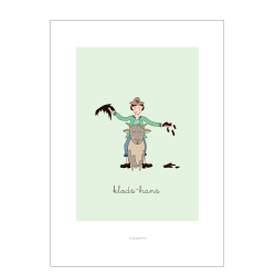 H.C. Andersen - Klods-Hans. Brneplakat.