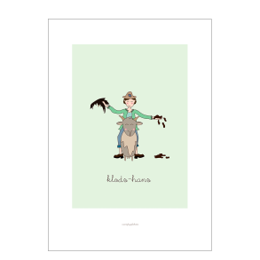 H.C. Andersen - Klods-Hans. Brneplakat.