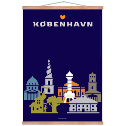 Copenhagen poster - Towers
