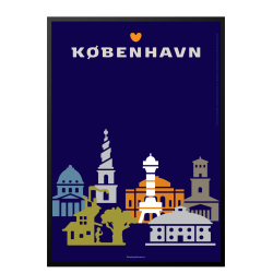 Copenhagen poster - Towers