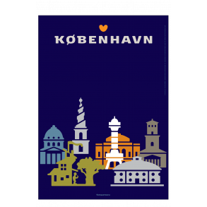 Poster Kopenhagen - Trme