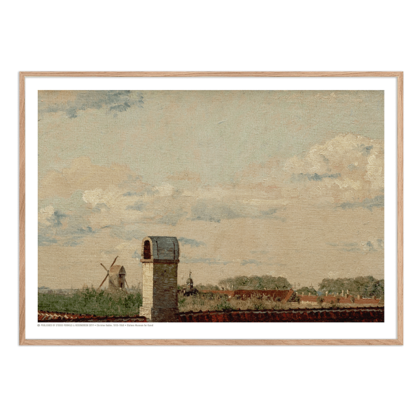 Kbke, Udsigt fra et vindue p Toldbodvej til Kastelle