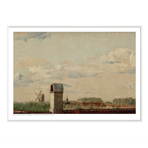 Kbke, Udsigt fra et vindue p Toldbodvej til Kastelle