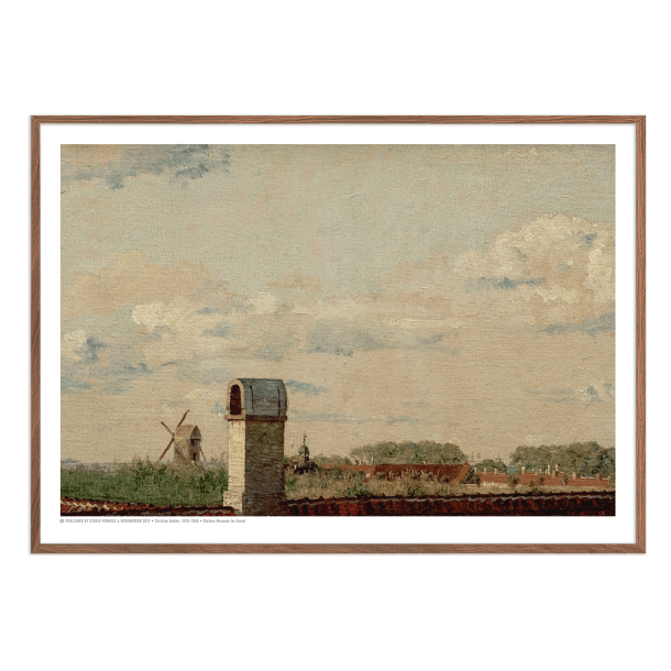 Kbke, Udsigt fra et vindue p Toldbodvej til Kastelle