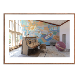 Control center. Abandoned places