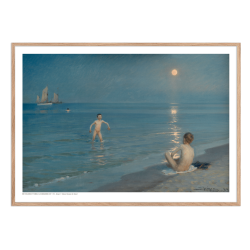 Kryer, Bathing boys a summer evening at the beach near Skagen