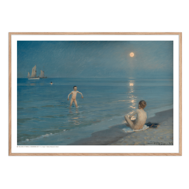 Kryer, Badende drenge en sommeraften ved Skagens strand