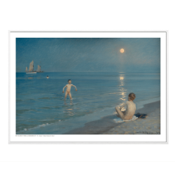 Kryer, Bathing boys a summer evening at the beach near Skagen