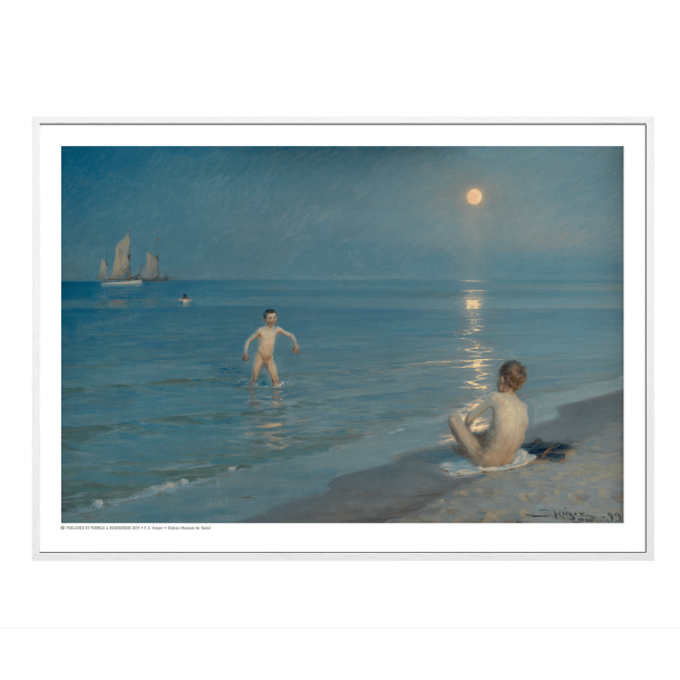 Kryer, Badende drenge en sommeraften ved Skagens strand