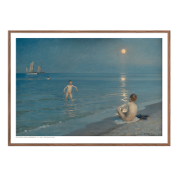 Kryer, Bathing boys a summer evening at the beach near Skagen