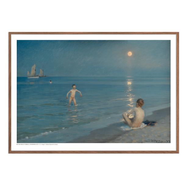 Kryer, Badende drenge en sommeraften ved Skagens strand