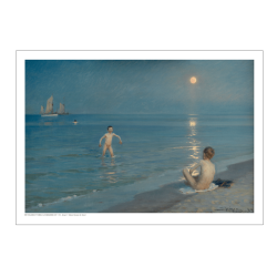 Kryer, Bathing boys a summer evening at the beach near Skagen