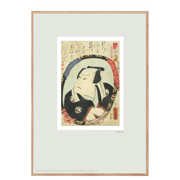 Japansk trsnit. Kunisada. Mint