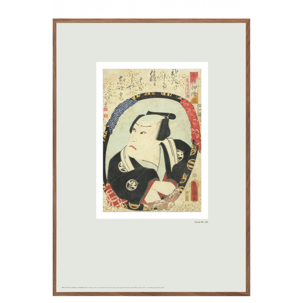 Japansk trsnit. Kunisada. Mint