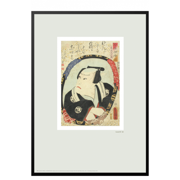 Japansk trsnit. Kunisada. Mint