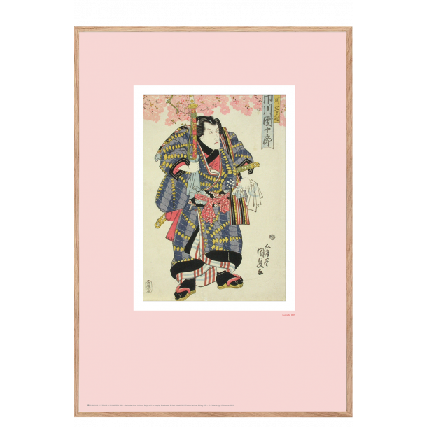 Japansk trsnit. Kunisada. Rosa
