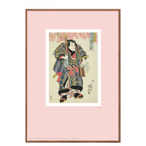 Japansk trsnit. Kunisada. Rosa