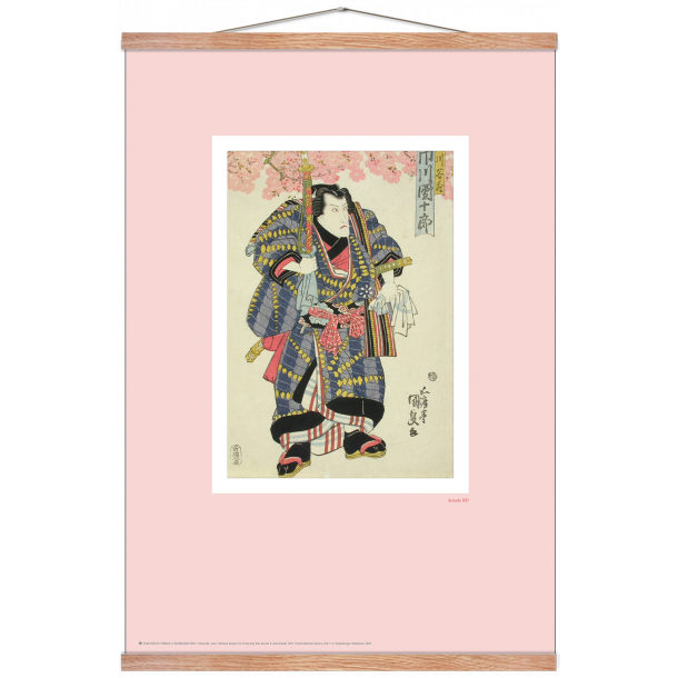 Japansk trsnit. Kunisada. Rosa