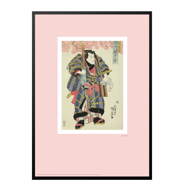 Japansk trsnit. Kunisada. Rosa