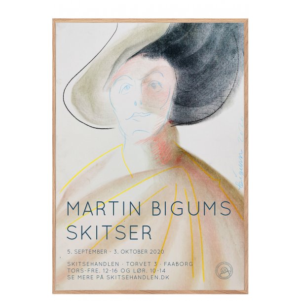 Kvinde med hat. Bigums skitser i Skitsehandlen