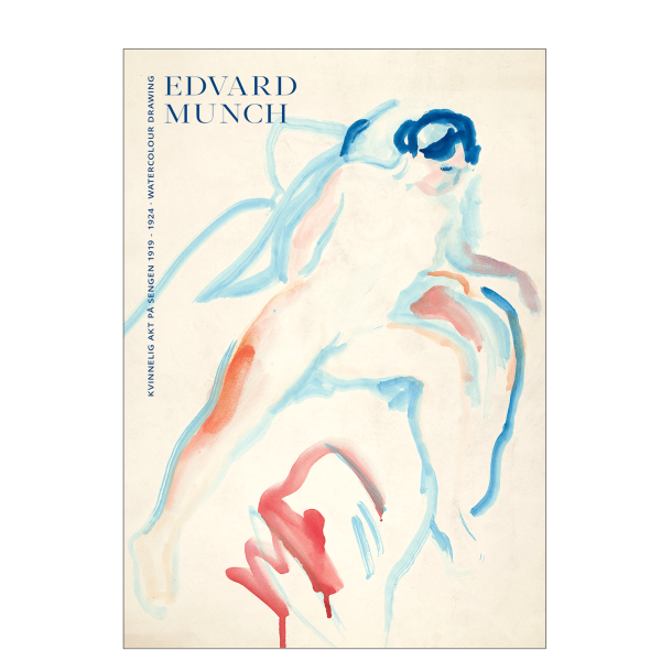 Edvard Munch. Frau nackt auf dem Bett